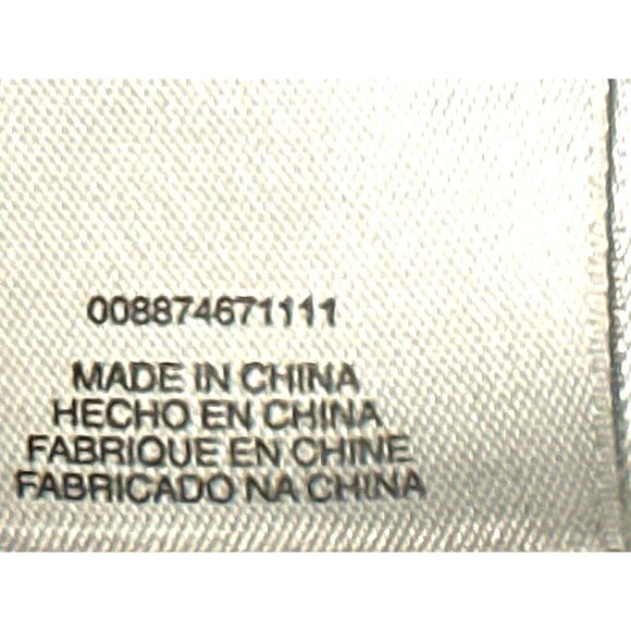 Jones New York Sport Large Navy Blue Circle Pattern Button Up Top Urban Heritage - Picture 9 of 16